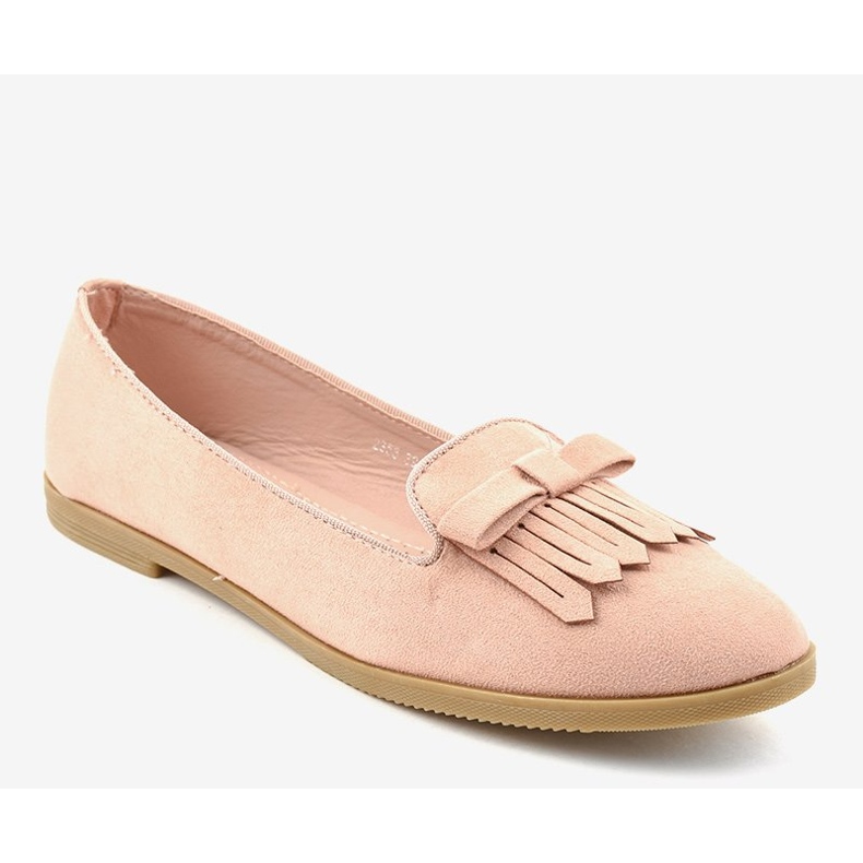 Pink Lordsy eco-suede loafers 2358 1