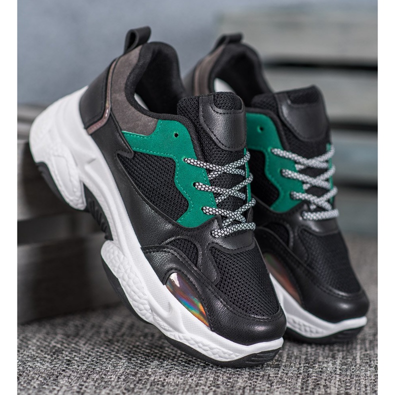 SHELOVET Black Sports Sneakers 1 SHELOVET Black Sports Sneakers 1