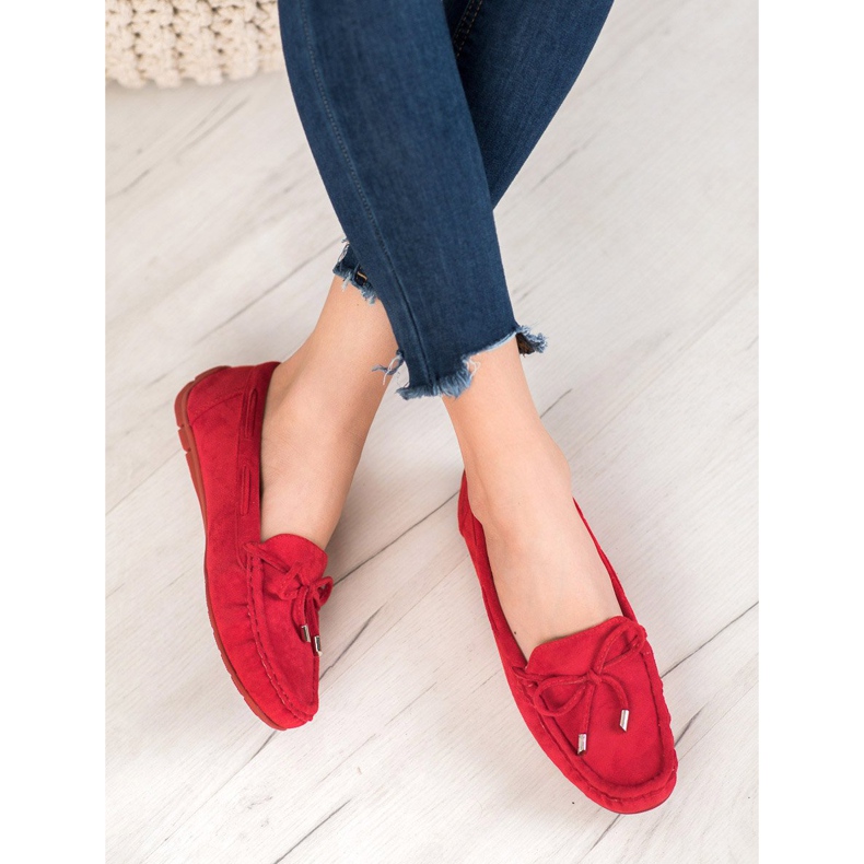 Seastar Classic Loafers With A Bow red 2