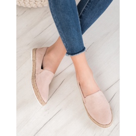 SHELOVET Classic Powder Espadrilles pink 1