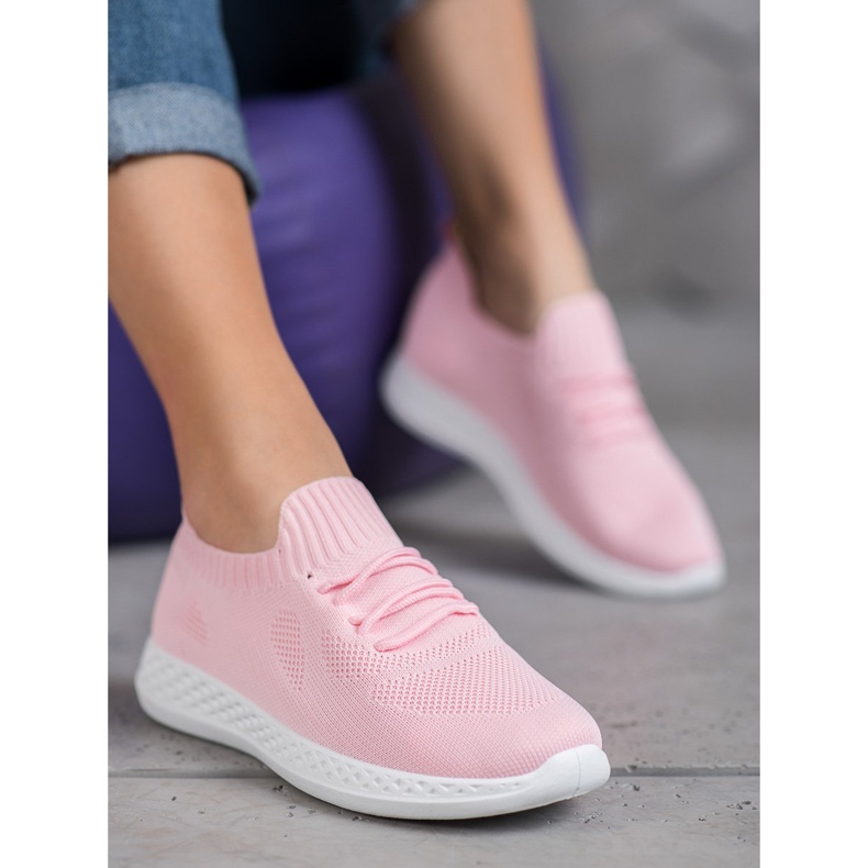 SHELOVET Light Sports Shoes pink 1 SHELOVET Light Sports Shoes pink 1