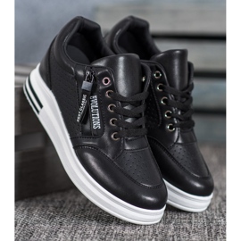 Weide Black Evolutions Sneakers 1