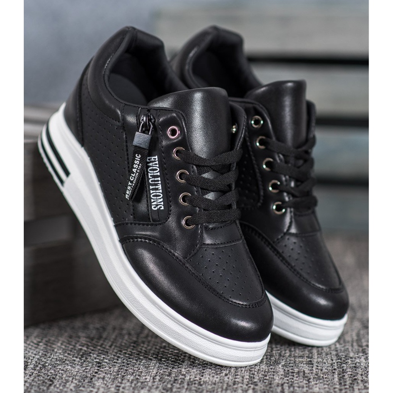 Weide Black Evolutions Sneakers 1