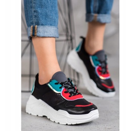 SHELOVET Fashionable Sneakers black 2