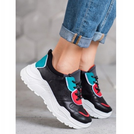 SHELOVET Fashionable Sneakers black 1