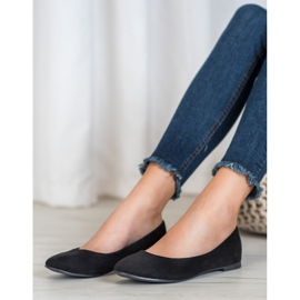 Best Shoes Suede ballerinas black 2