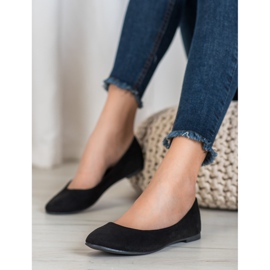 Best Shoes Suede ballerinas black 1