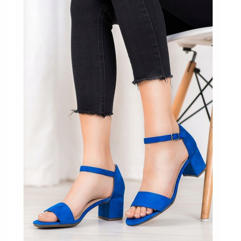 Filippo Cobalt high-heeled sandals blue 1