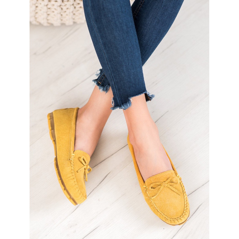 Filippo Leather Yellow Loafers 1