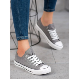 McKey Stylish Textile Sneakers grey 1