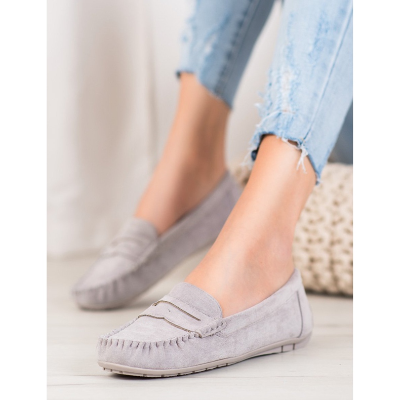 Seastar Classic gray loafers grey 1