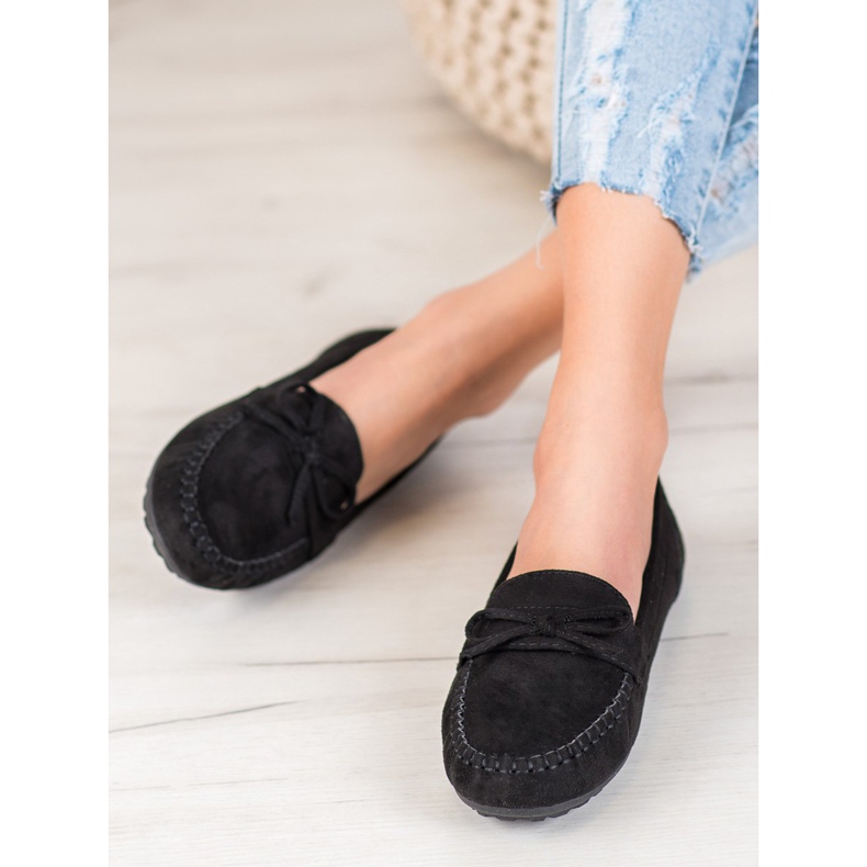 SHELOVET Casual Loafers With A Bow black yellow 2