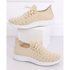 Beige BB76 Beige sports shoes 2