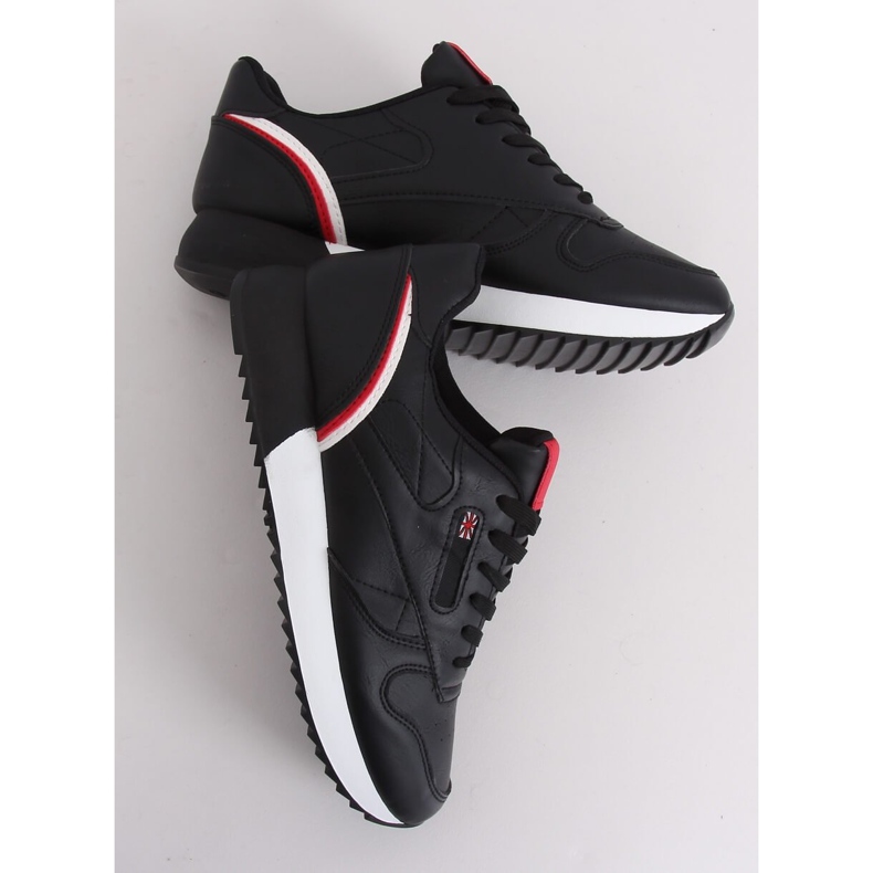 Black sports shoes for women BK938 Black 1