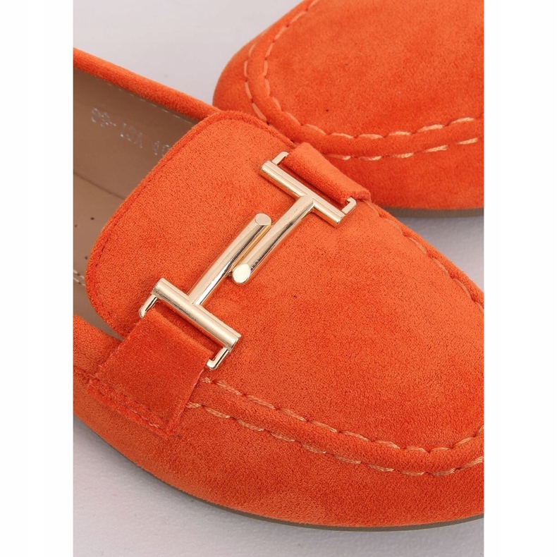 Orange women's loafers 99-13A Orange 1
