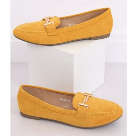Women's loafers honey 99-13A Yellow 1