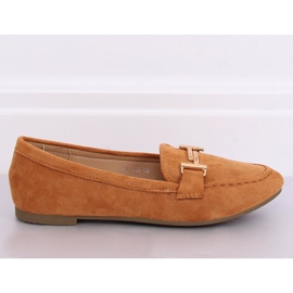 Women's loafers camel 99-13A Camel brown 1