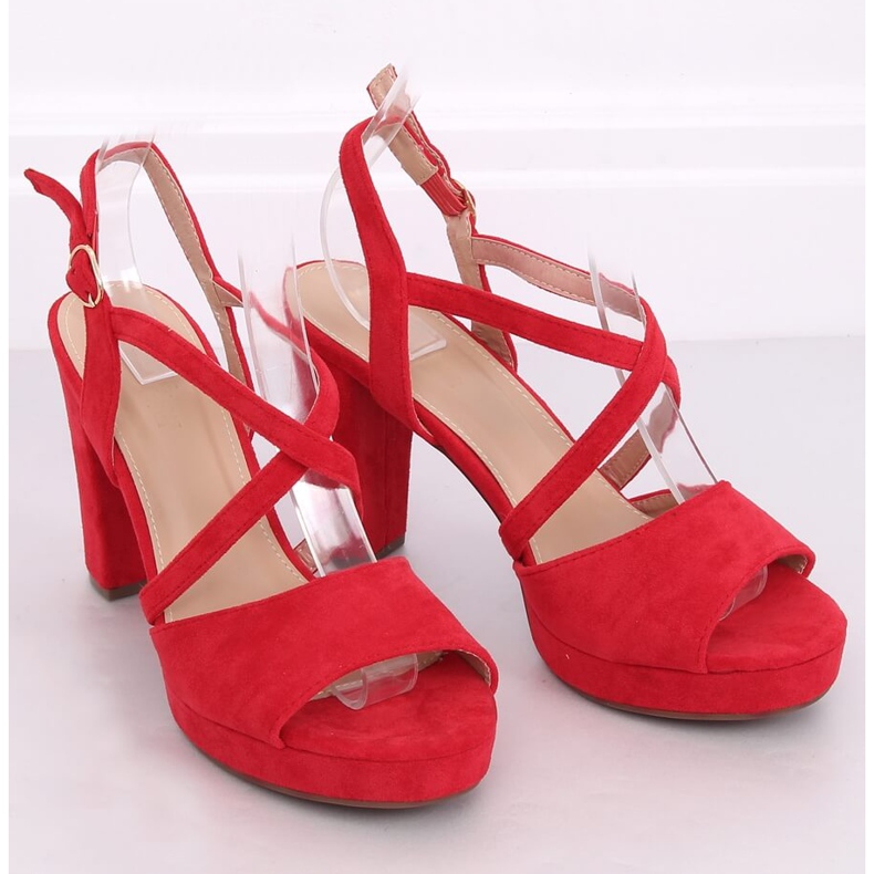 Red high-heeled sandals 9272 Rojo 2