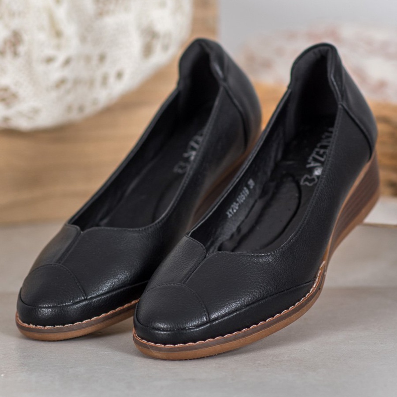 Vinceza Casual Wedge Pumps black 2