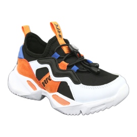 Bartek sports shoes 78219 white black blue orange 1