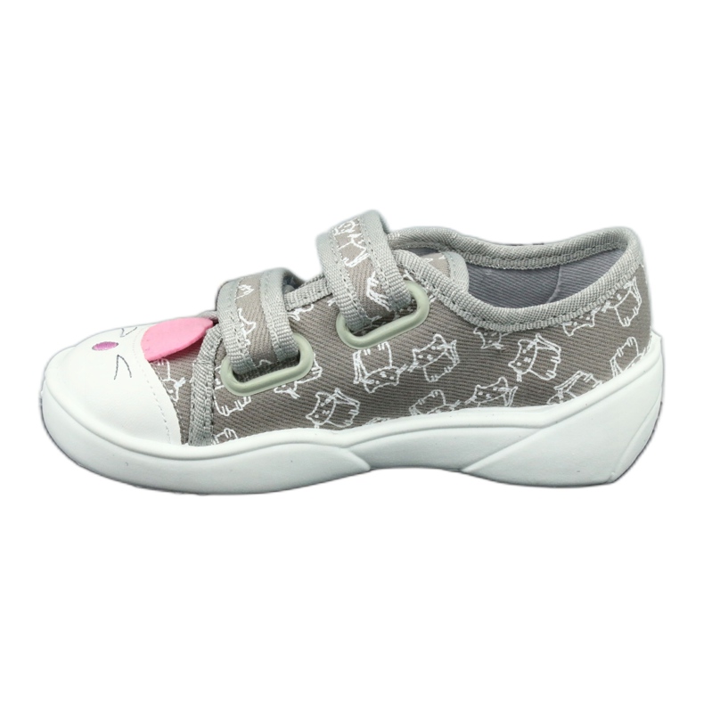 Befado children's shoes 907P116 pink grey 1 Befado children's shoes 907P116 pink grey 1