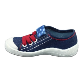 Befado children's shoes 251X101 white red blue 3