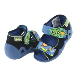 Befado children's slippers 250P091 navy blue 4