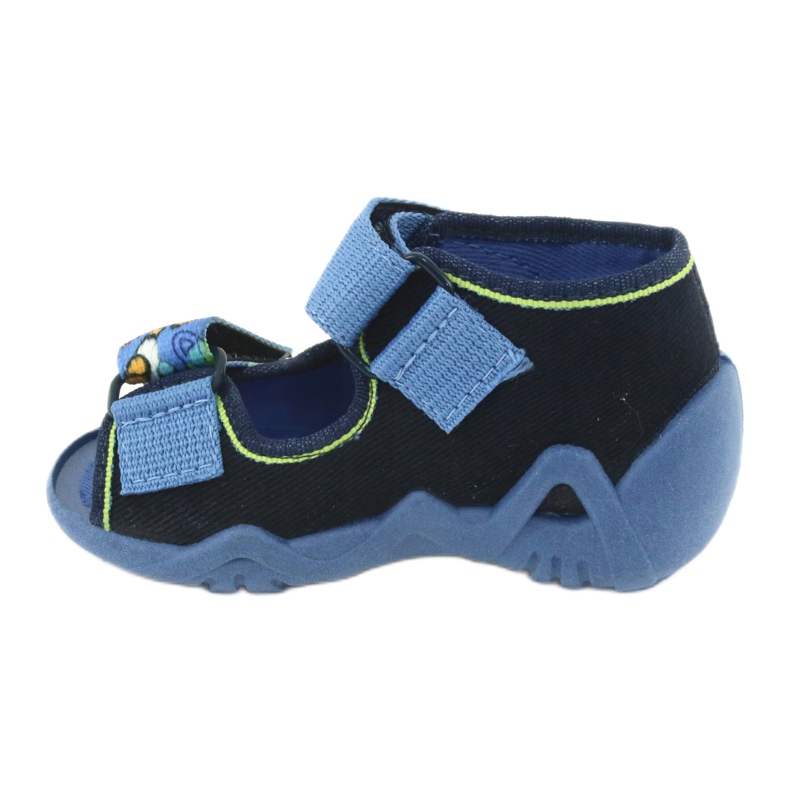 Befado children's slippers 250P091 navy blue 2