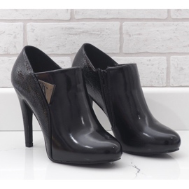 Black LEI-46 high heel boots 2