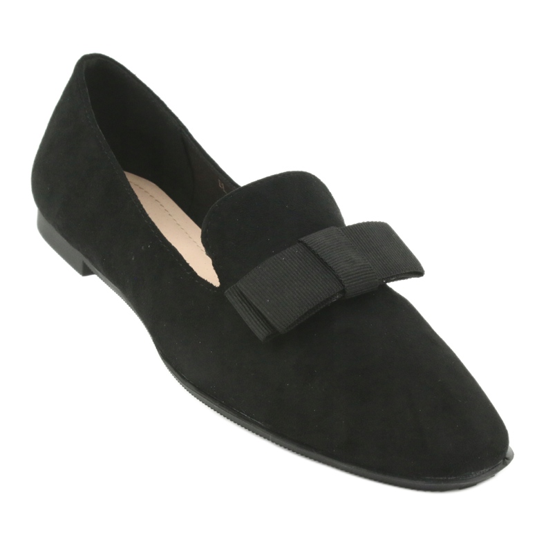 Ballet flats with a bow Sergio Leone 600 black 1
