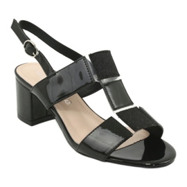 Low-heeled sandals Sergio Leone SK910 black 3 Low-heeled sandals Sergio Leone SK910 black 3