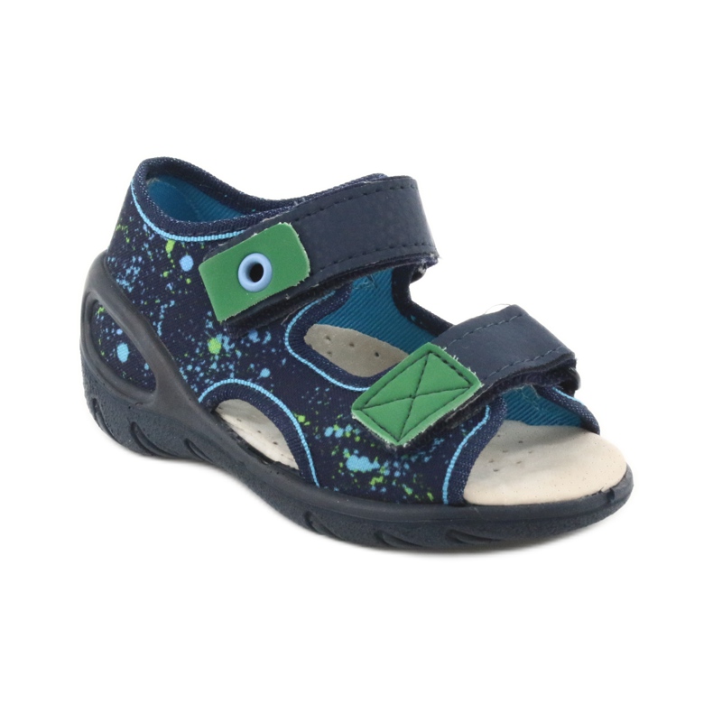 Befado children's shoes pu 065P131 navy blue blue green 1 Befado children's shoes pu 065P131 navy blue blue green 1