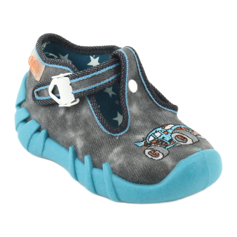 Befado children's shoes 110P314 grey blue 1