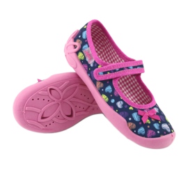 Befado children's shoes 114X396 navy blue pink multicolored 1