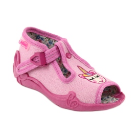 Befado children's shoes 213P115 pink 1 Befado children's shoes 213P115 pink 1