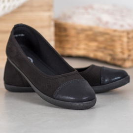 McKey Casual Black Ballerinas 1
