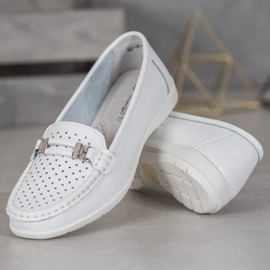 Goodin Comfortable Leather Loafers white 1 Goodin Comfortable Leather Loafers white 1