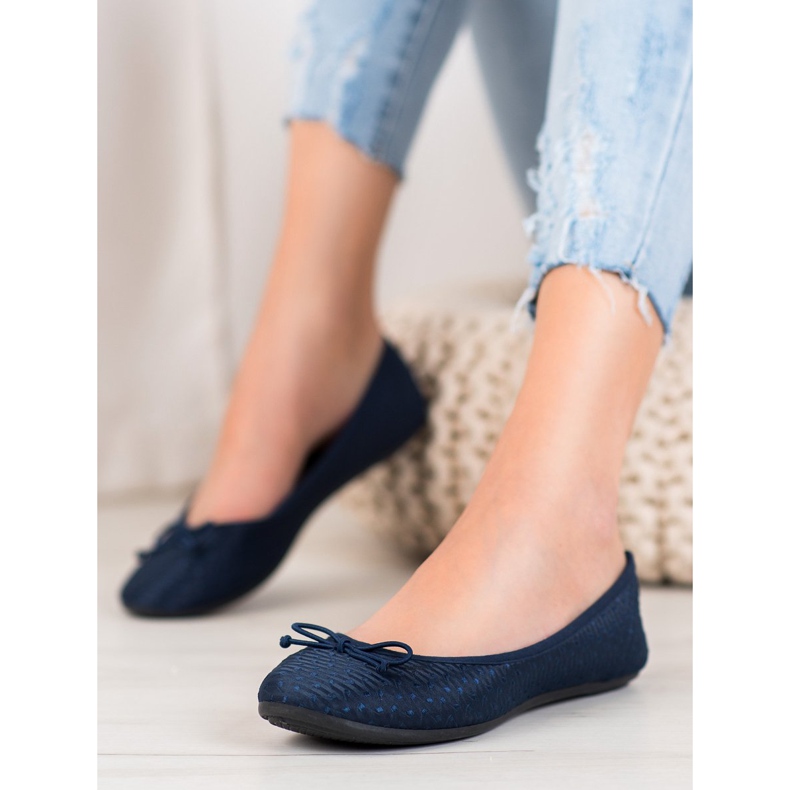 McKey Casual Ballerina With A Bow navy blue blue 1