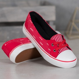 J. Star Red Low Sneakers 2