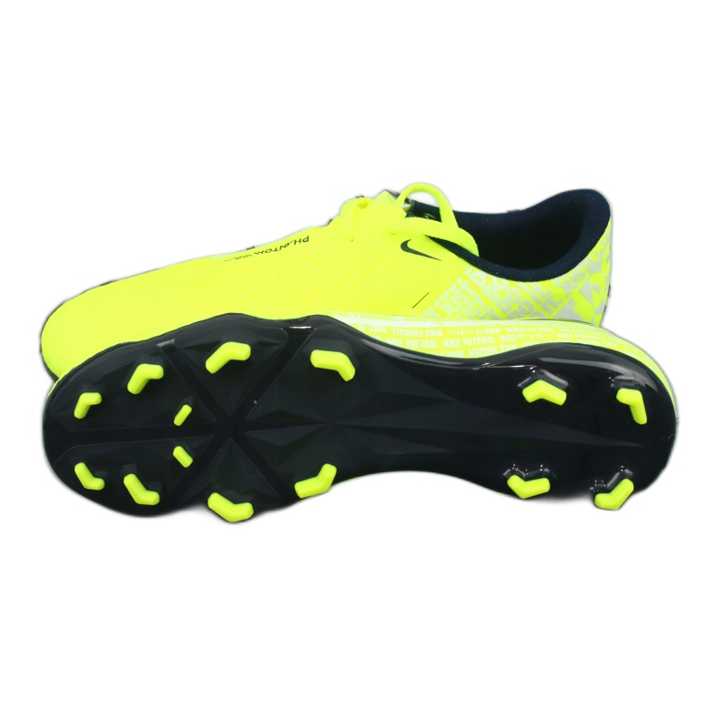 Nike Phantom Venom Academy Fg Jr AO0362-717 soccer shoes yellow 4
