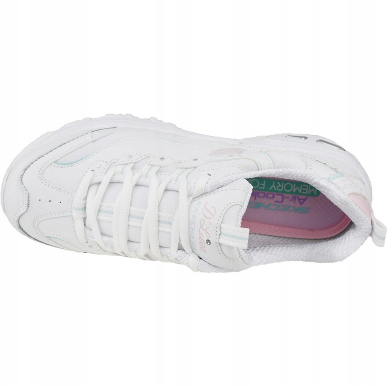 Skechers D'Lites Sparkling Rain W 149060-WLPK white 2