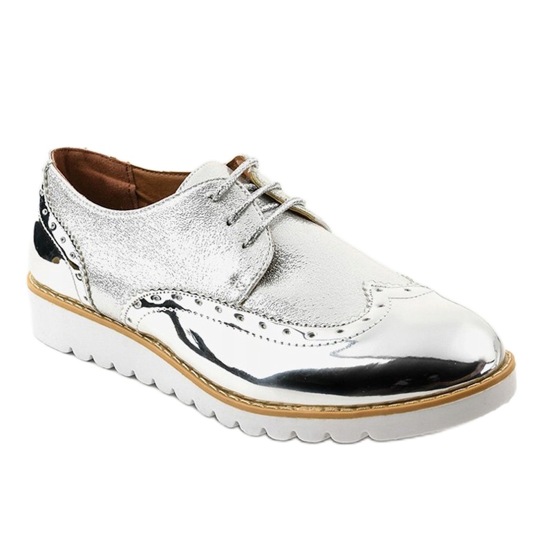 Lacquered Silver Jazz Shoes TL-61 1