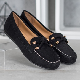 Nio Nio Elegant suede loafers black 2