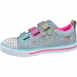 Skechers Sparkle Lite-Stars The Limit Jr 314036L-LBMT Shoe blue pink golden 1