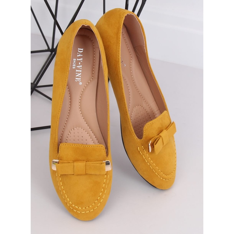 Women's loafers honey 2S2018-27 Yellow 1