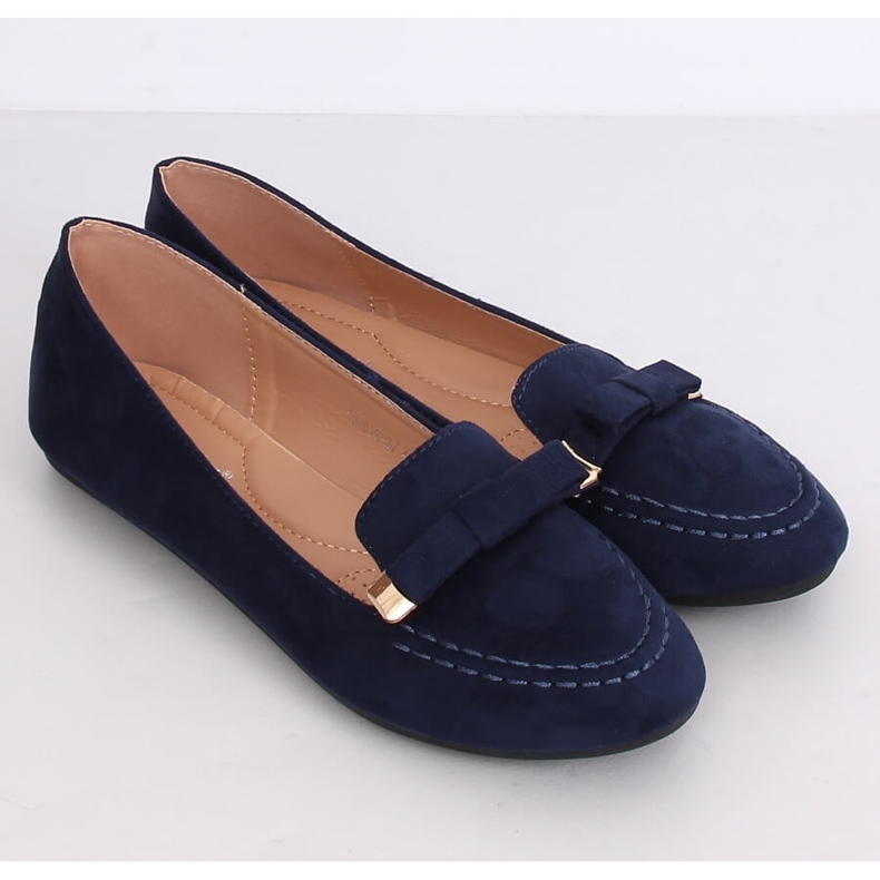Women's navy blue loafers 2S2018-27 D.BLUE 1