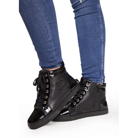 High-top Sneakers R18 Black 1