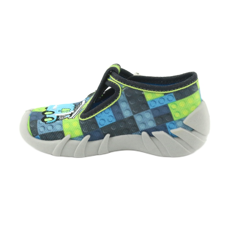 Befado children's shoes 110P368 blue grey multicolored green 2 Befado children's shoes 110P368 blue grey multicolored green 2