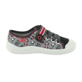 Befado children's shoes 251X083 red grey 1