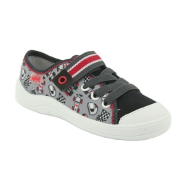 Befado children's shoes 251X083 red grey 2